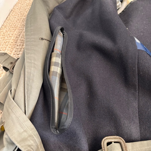 ⛰️ Vintage Men’s Burberry Trench with Wool Liner - size 40 L - Picture 8 of 15